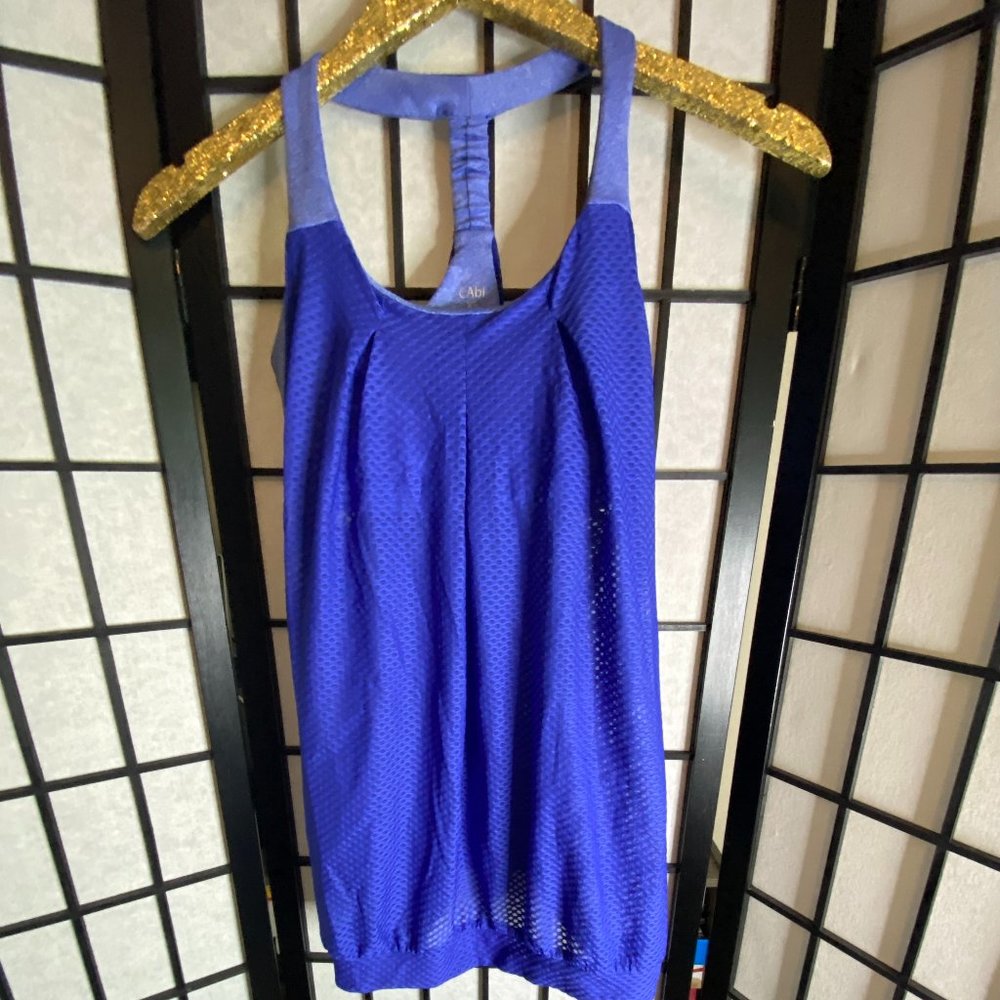 Women's CABI Blue Activewear Tank Size XS